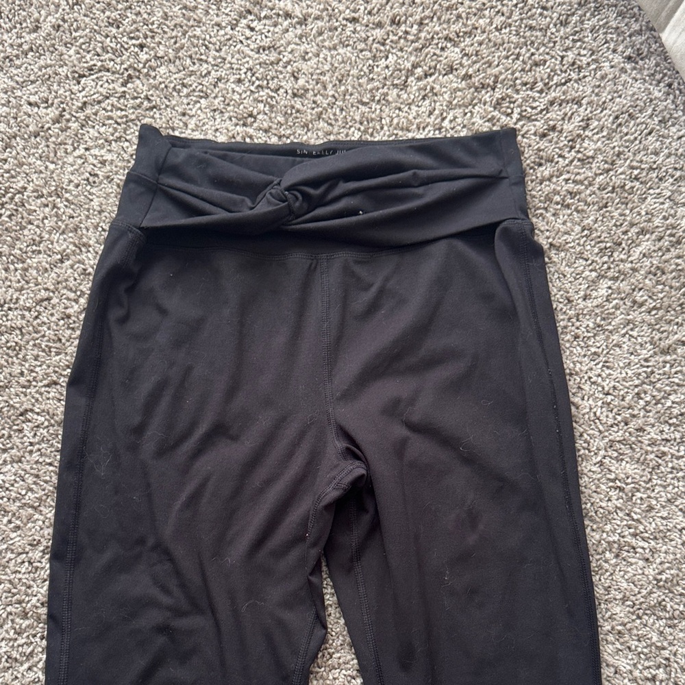 Sincerely Jules Black Bellbottom Leggings